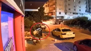 Mersin'de Maskeli Saldırı! Patenle Kaçtı