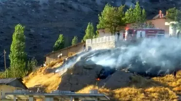 Hakkari'de Anız Yangınlarına Müdahale