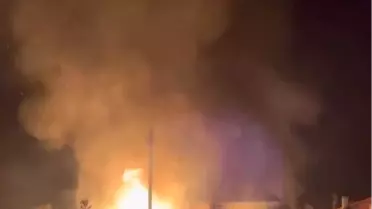 Denizli'de Yangın Paniğe Neden Oldu