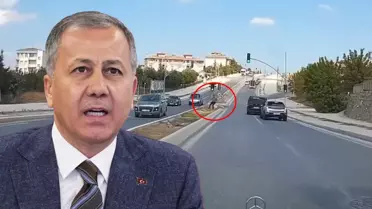 Trafikte tartıştığı sürücüye taşla saldıran maganda yakalandı