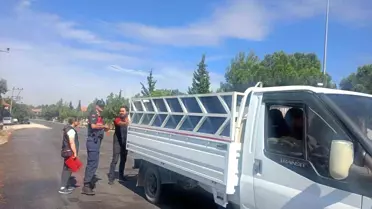 Uşak'ta Şap Hastalığına Karşı Yol Kontrolleri Sürüyor
