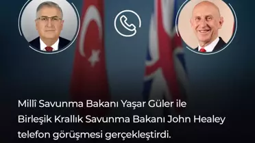 Türk ve Britanya Savunma Bakanları Görüştü