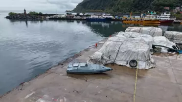 Yabancı İnsansız Deniz Aracı İmha Edildi