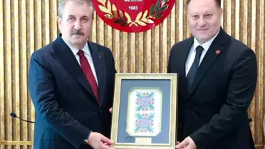 BBP Genel Başkanı Destici, KKTC Cumhuriyet Meclisi Başkanı Öztürkler ile bir araya geldi