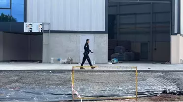 Beton Dökümü Sırasında İşçi Elektrik Çarpması Geçirdi