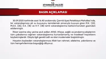 Diyarbakır'da Su Kuyusu Faciası