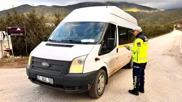 Eğirdir'de Servis Araçlarına Ceza