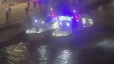 Haliç Metro Köprüsü'nden denize atlayan 2 kişi yaralı olarak kurtarıldı