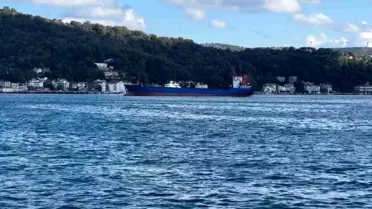 ARDA Gemisi İstanbul Boğazı'nda Makine Arızası Geçirdi