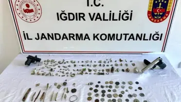 Iğdır’da Tarihi Eser ve Silah Kaçakçılığına Darbe