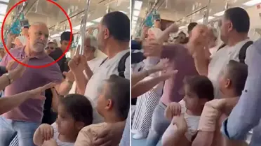 Marmaray'da çocuklarının yanında babaya yumruk atan şahsın cezası belli oldu