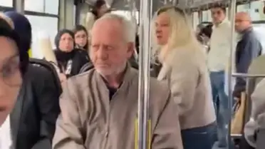 Otobüs Şoförü Tartışma Sonrası Sigara İçti