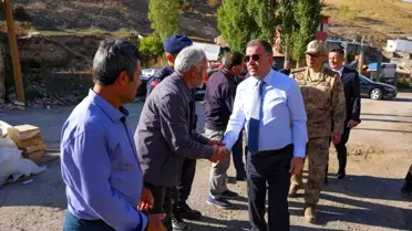 Vali Eldivan Kopuz Köyü'nü Ziyaret Etti