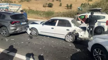 Bingöl'de Zincirleme Kaza: 4 Yaralı