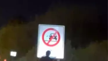 Alkollü Motosiklet Sürücüsü Kaza Yaptı