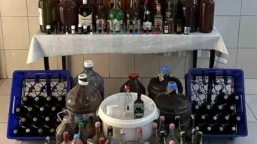 Aydın'da Kaçak İçki Operasyonu