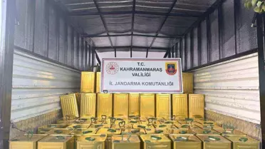 Kahramanmaraş'ta 3200 Litre Sahte Zeytinyağı Ele Geçirildi