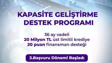 KOSGEB'den KOBİ'lere Yeni Destek Dönemi