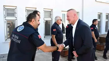 Karacabey Belediye Başkanı itfaiyecilere teşekkür etti