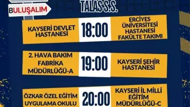 Kayseri'de Voleybol Turnuvası Başlıyor