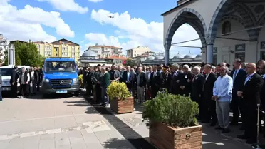 Aksaray'da şehit olan jandarma için Kırıkkale'de cenaze töreni düzenlendi