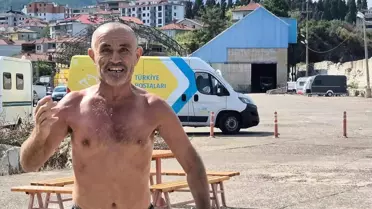 Kurucaşile'de Delice Koşan Adam