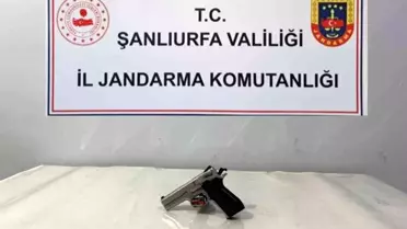 Viranşehir'de Ruhsatsız Silah Ele Geçirildi