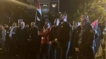 Ankara'da İsrail Saldırısına Protesto