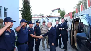 Vali Varol'dan Jandarma Karakolu Ziyareti