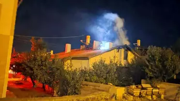 Elmadağ'da Yangın: 2 Kişi Dumandan Etkilendi