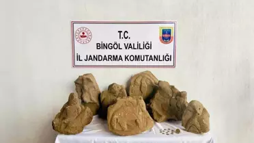 Bingöl'de Kaçak Tarihi Eser Operasyonu