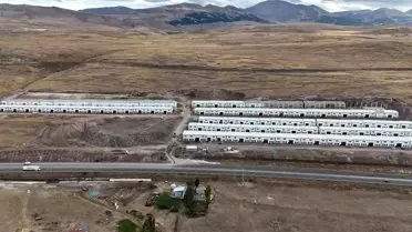 Erzurum'da Mobilyacılar Sitesi İnşaatı Devam Ediyor