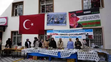 Öğrencilerden Gazze'ye Destek Etkinliği