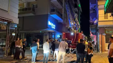 Aydın'da Apartmanda Yangın