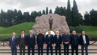 Rektör Hamdullah Şevli, Azerbaycan'da resmi temaslarda bulundu