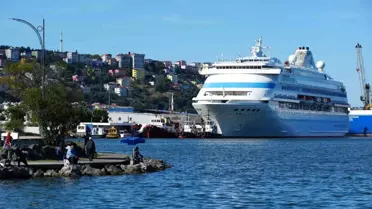 Samsun'a Kruvaziyer Turist Akını