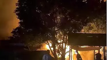 Akyaka'da Balık Restoranı Yandı