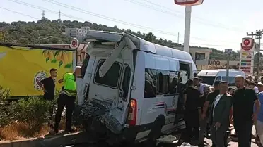 Milas-Bodrum Karayolunda Zincirleme Kazalar