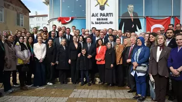 Adalet Bakanı Tunç, AK Parti Edirne İl Başkanlığı'nda konuştu Açıklaması