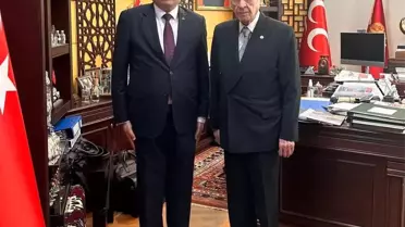 MHP Samsun İl Başkanı Bahçeli'yi Ziyaret Etti