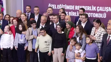 Milli Eğitim Bakanı Yusuf Tekin Özel Eğitimde Rehberlik Çalışmaları İş Protokolü İmzaladı