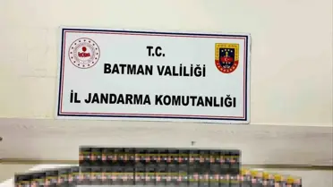 Batman'da Kaçak Tütün ve Sigara Ele Geçirildi