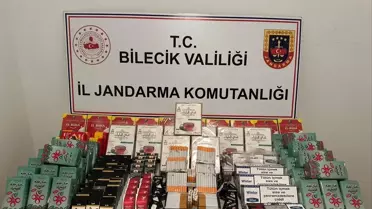Bilecik'te Kaçak Sigara ve Çay Ele Geçirildi