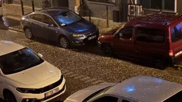 Çanakkale'de Dolu Hayatı Olumsuz Etkiledi