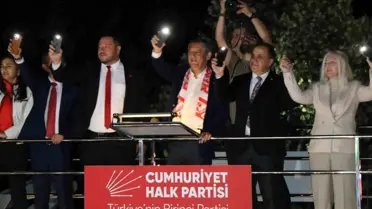 Özgür Özel Bolu'da Miting Düzenledi