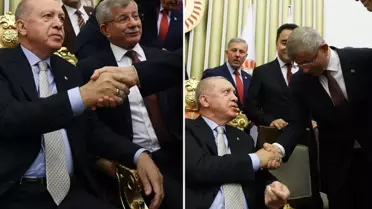 Cumhurbaşkanı Erdoğan ile bir araya gelen Davutoğlu o anları anlattı