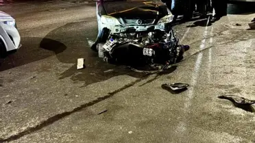 Kapaklı'da Trafik Kazası: Motosiklet Sürücüsü Yaralandı