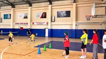 Korkut'ta Tenis Antrenmanları Yoğun İlgi Görüyor