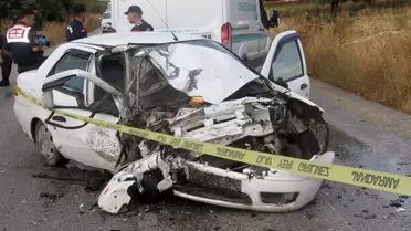 Manisa'da Kafa Kafaya Kaza: 1 Ölü, 2 Yaralı