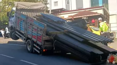 Rize'de Kamyon Yükü Kaydı, Facia Önlenmişti